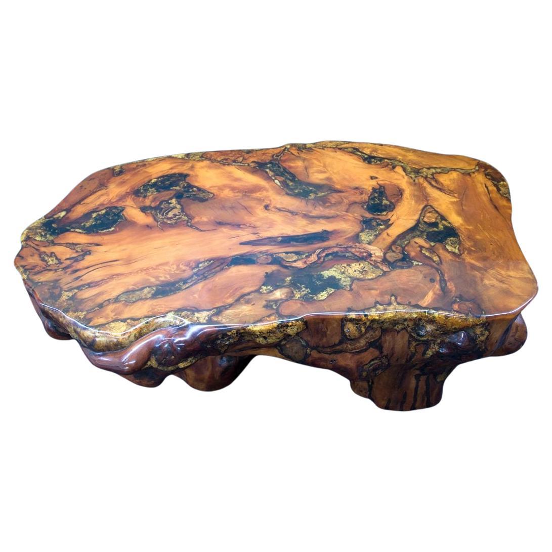 Kauri Dining Table in Solid Ancient Kauri Wood