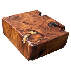 Ancient Kauri Cube Coffee Table, Fifty Thousand Years New Zealand Wood Sculpture
