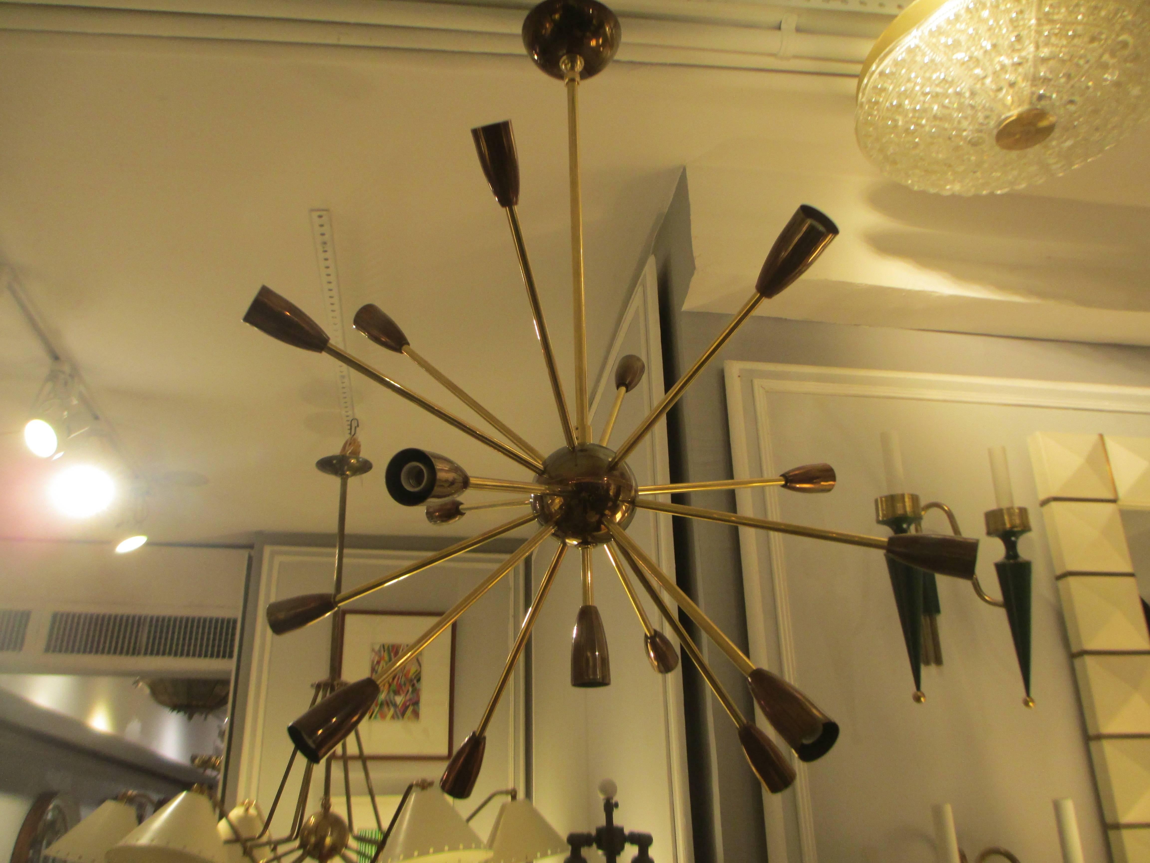 brass sputnik chandelier
