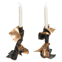 Candelabro de bronce a medida Les Fleurs du Mal