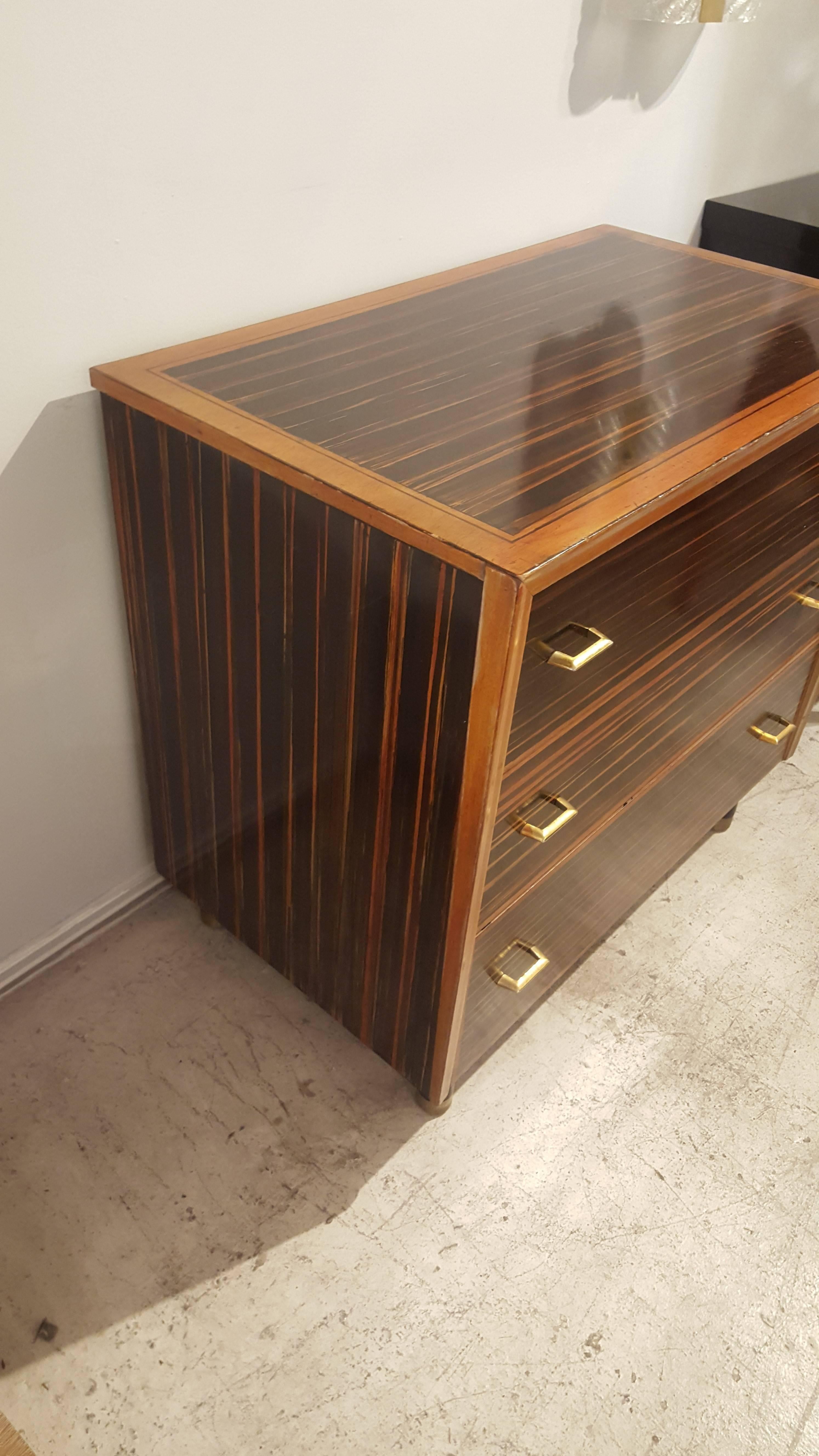 Pair of Faux-Bois Chests of Drawers In Good Condition In New York, NY