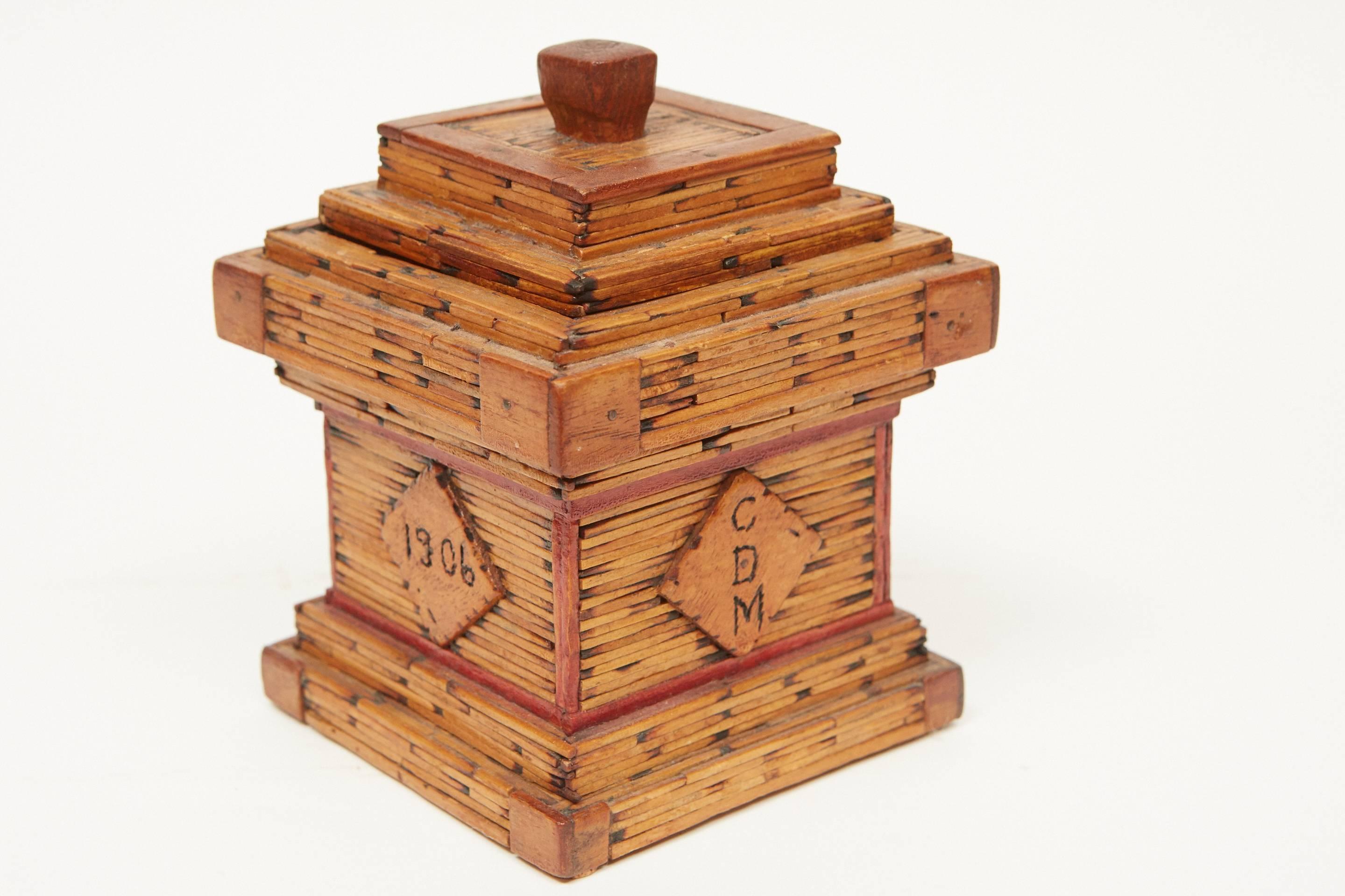 American Matchstick Box