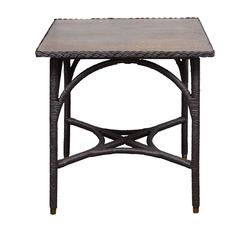 Antique Painted Oak Top Lloyd Loom Table