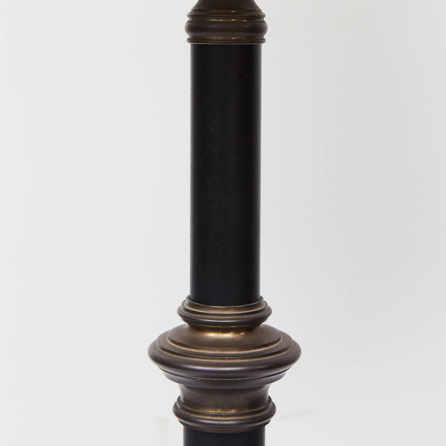American Classical Pair of Candlestick Table Lamps