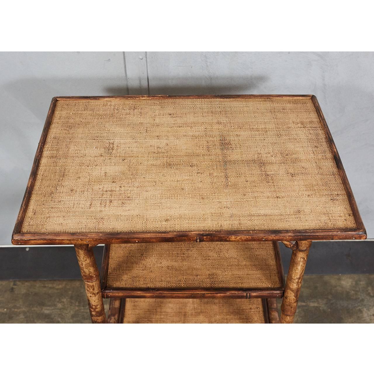 Great Britain (UK) English Victorian Tiger Bamboo Table