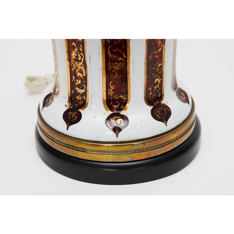 Bohemian Glass Table Lamp For Sale at 1stDibs bohemian glass lamps