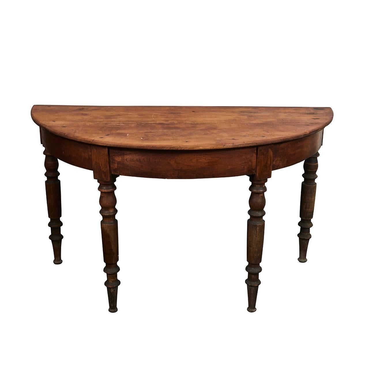 Large Demilune Table