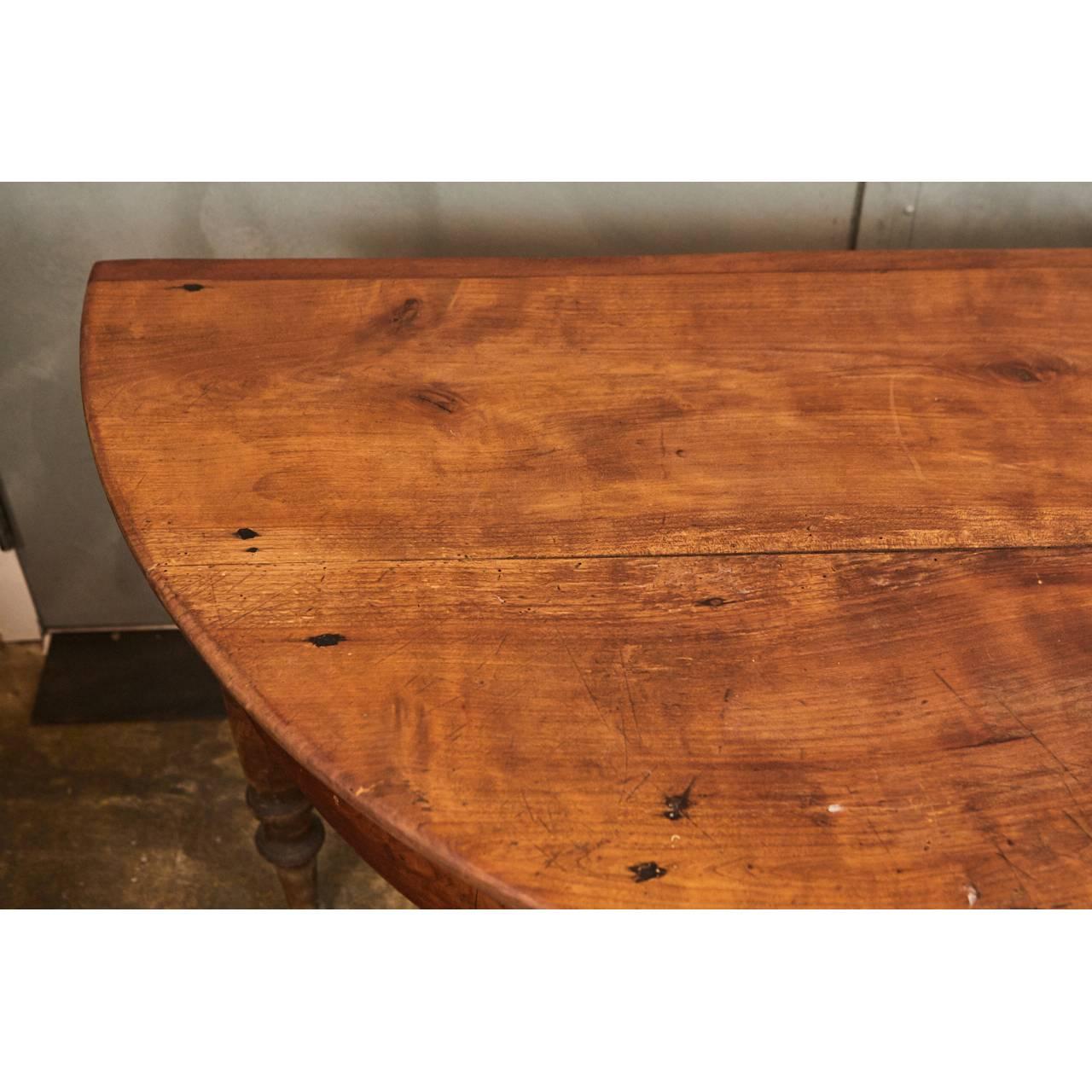 Country Large Demilune Table