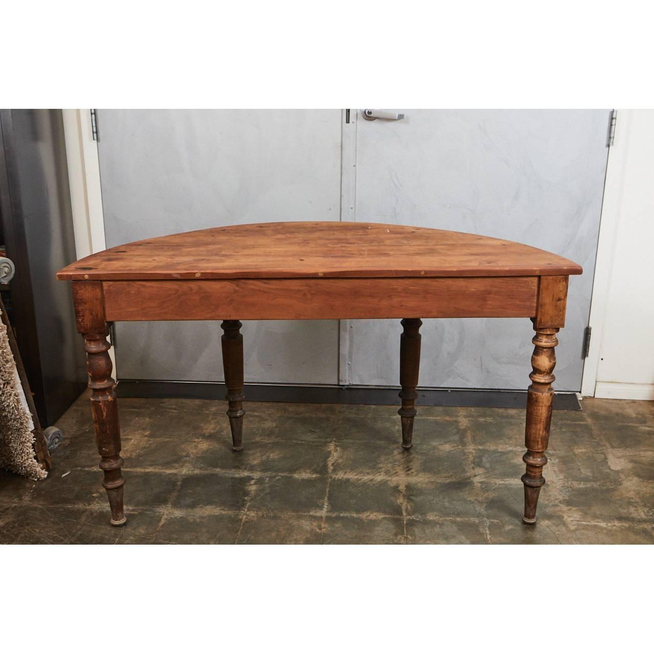 Large Demilune Table In Good Condition In Culver City, CA
