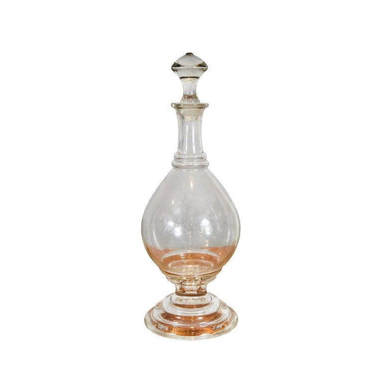 Antique Red Glass Perfume Bottle With Glass Stopper For Sale Antique Red Glass Perfume Bottle With Glass Stopper For Sale
