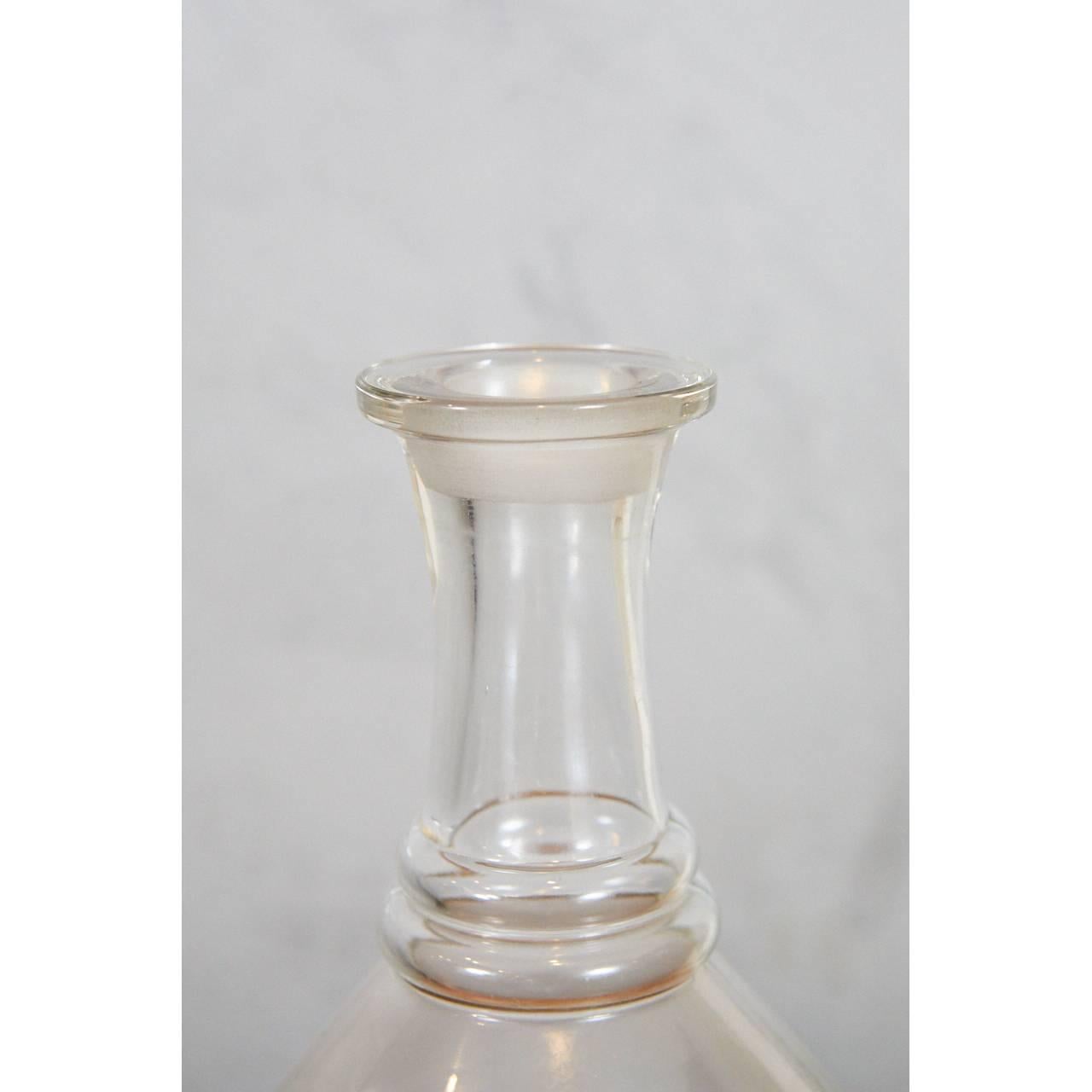 Glass Apothecary Bottle In Good Condition For Sale In Culver City, CA
