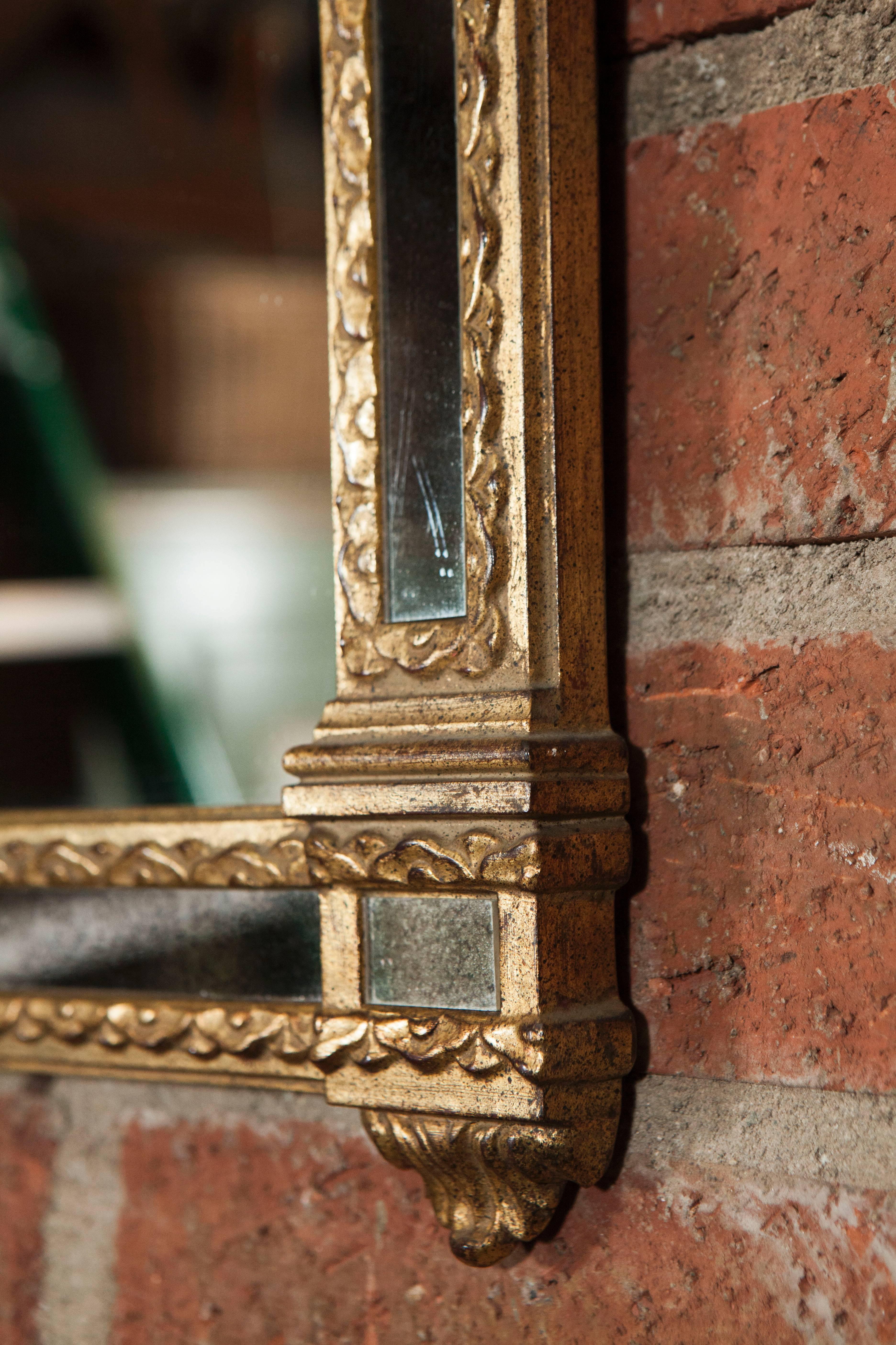 Gilt French Regency Style Mirror  For Sale