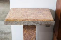 French Art Deco Marble Console Table