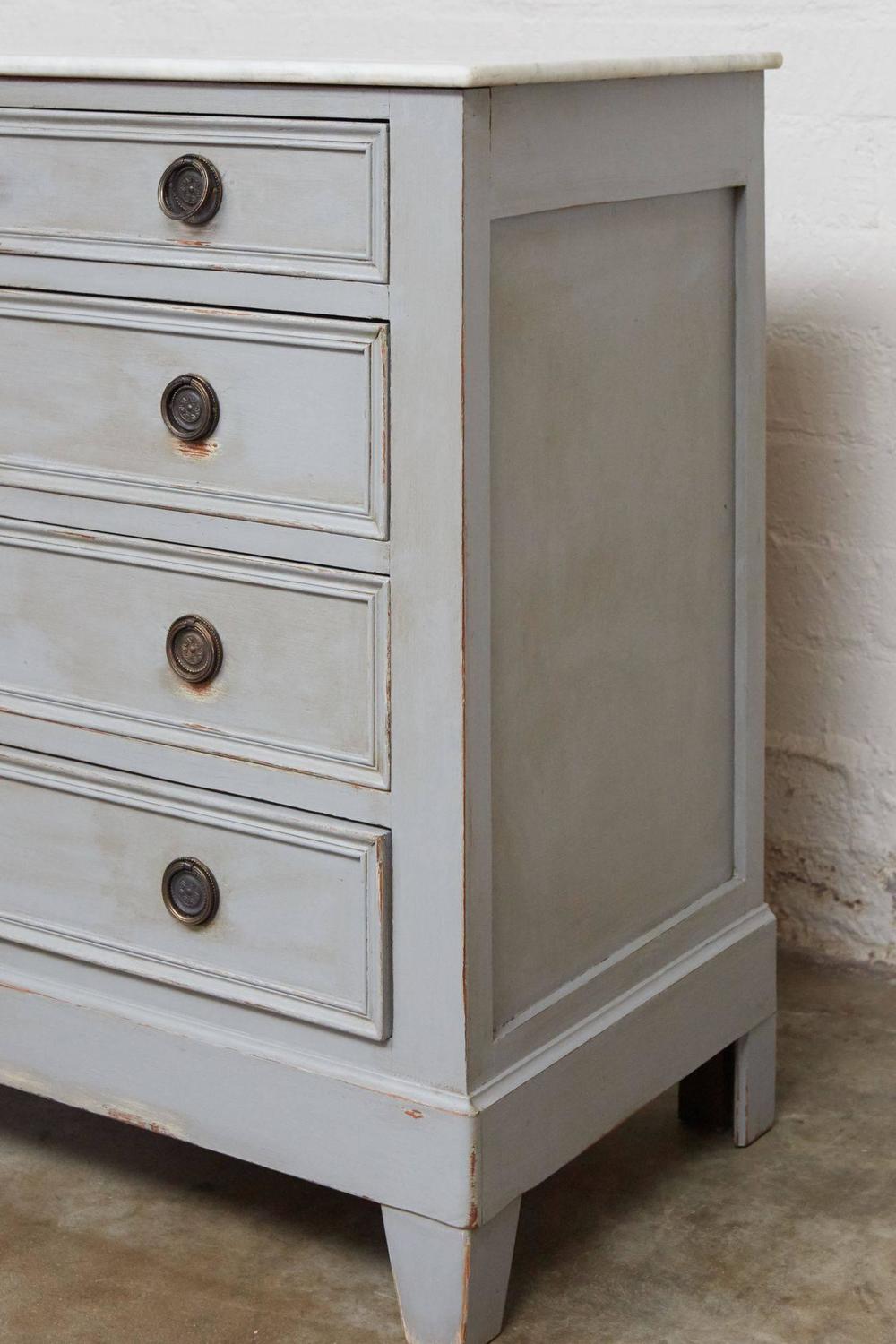 MarbleTop Chest of Drawers For Sale at 1stdibs