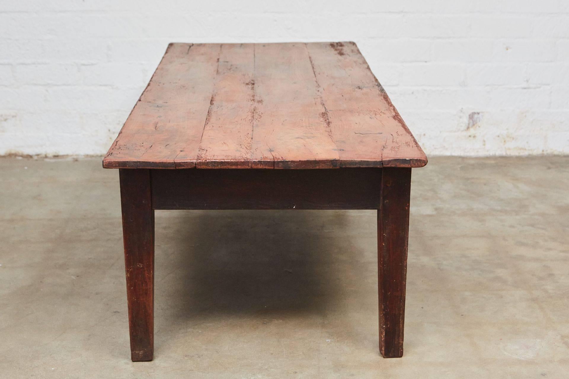 19th Century French Cherry and Oak Coffee Table