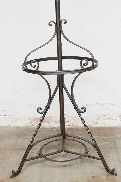 Wrought Iron Hat or Coat Stand For Sale at 1stDibs
