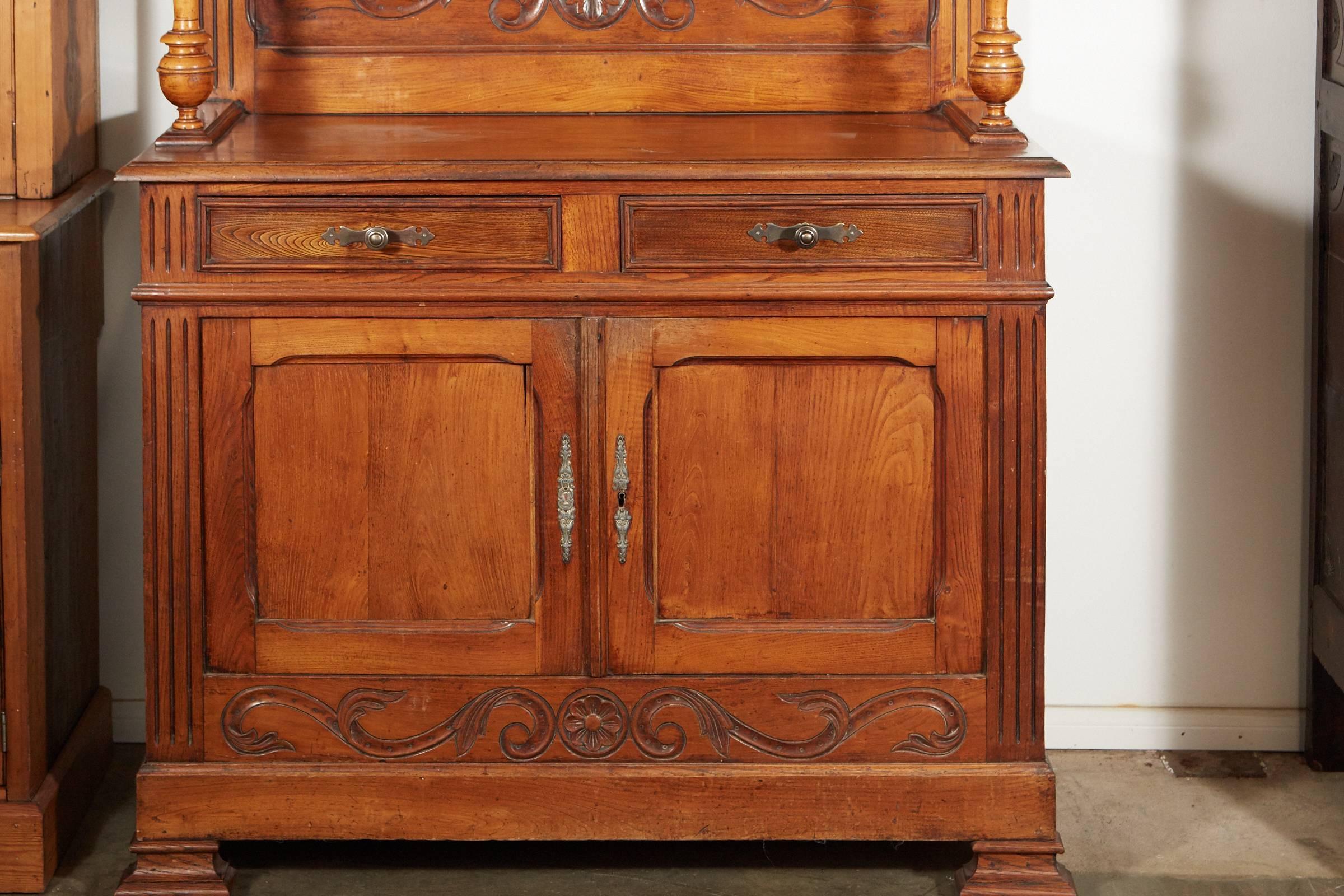 Fruitwood 19th Century Henry II Style Buffet du Corps For Sale