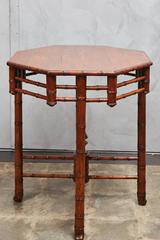 19th Century Faux Bamboo Table