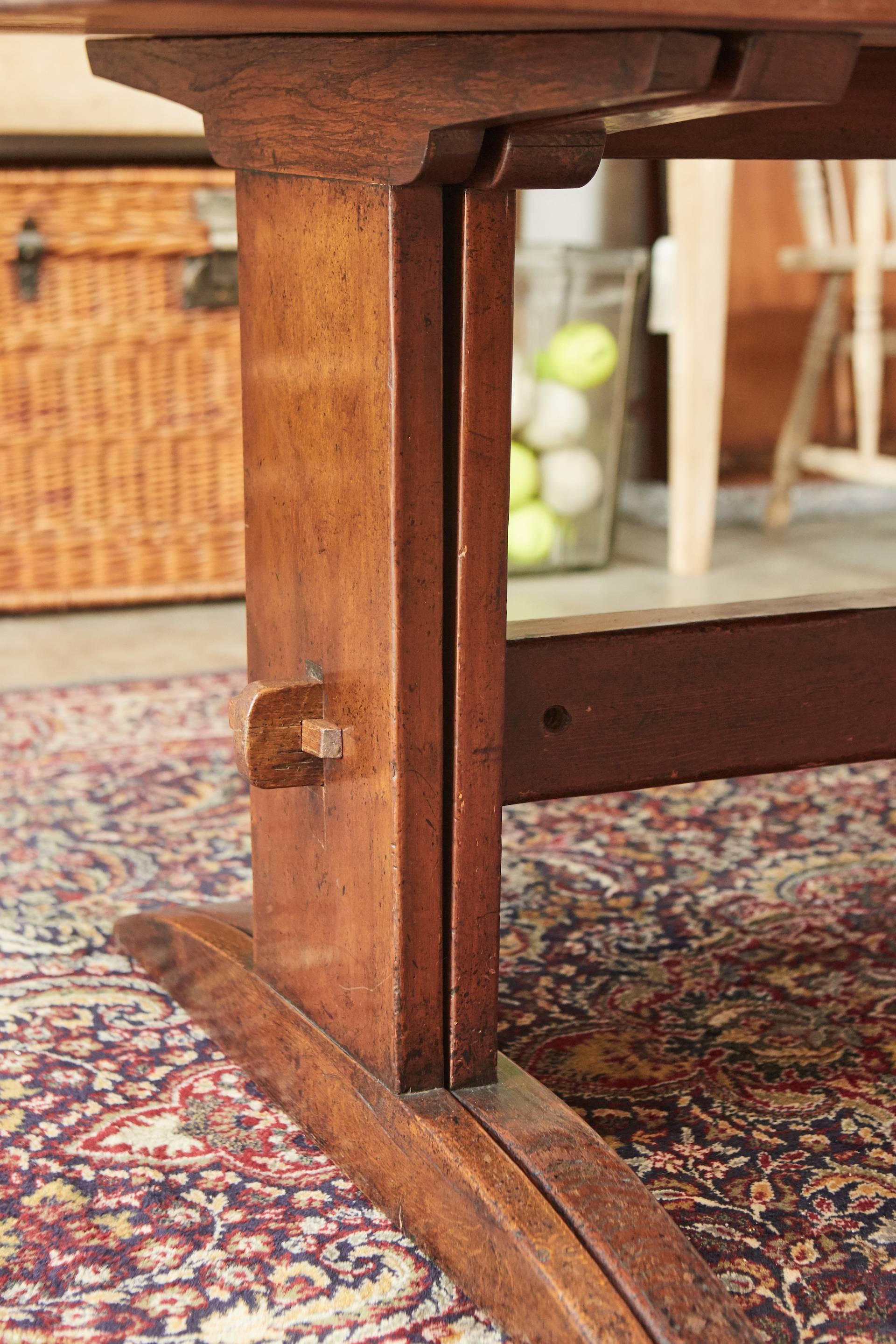 Mid-20th Century Rennick Furniture Dining Table with Leaves