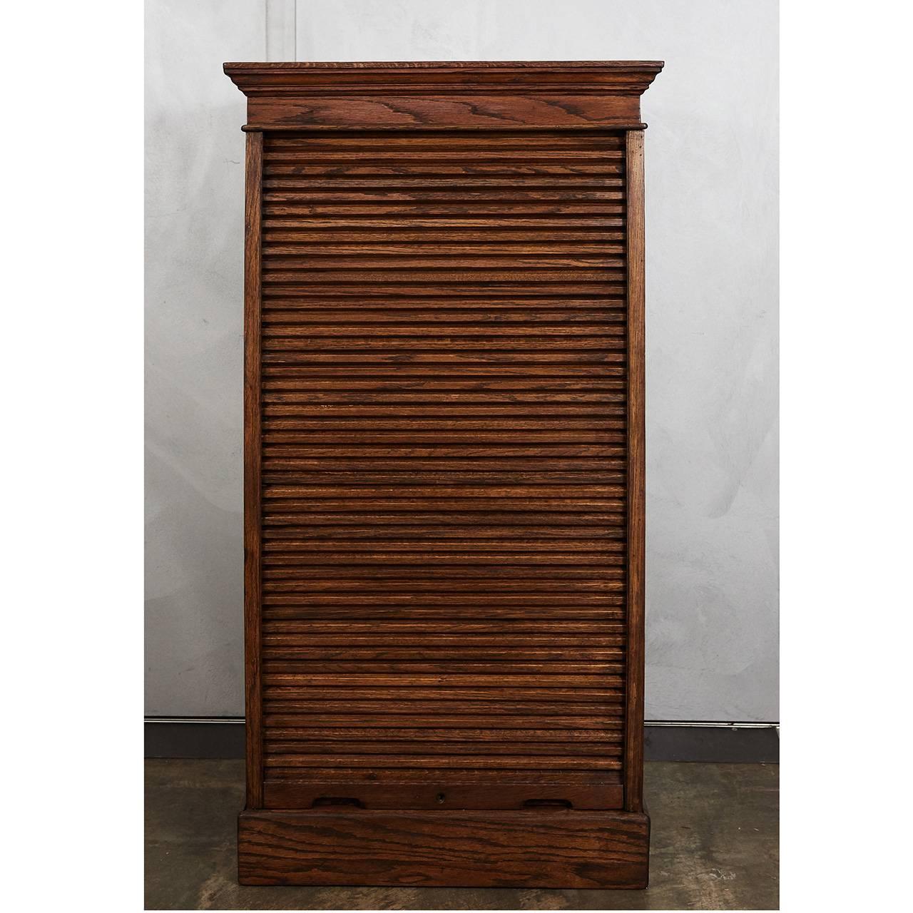 roll front cabinet