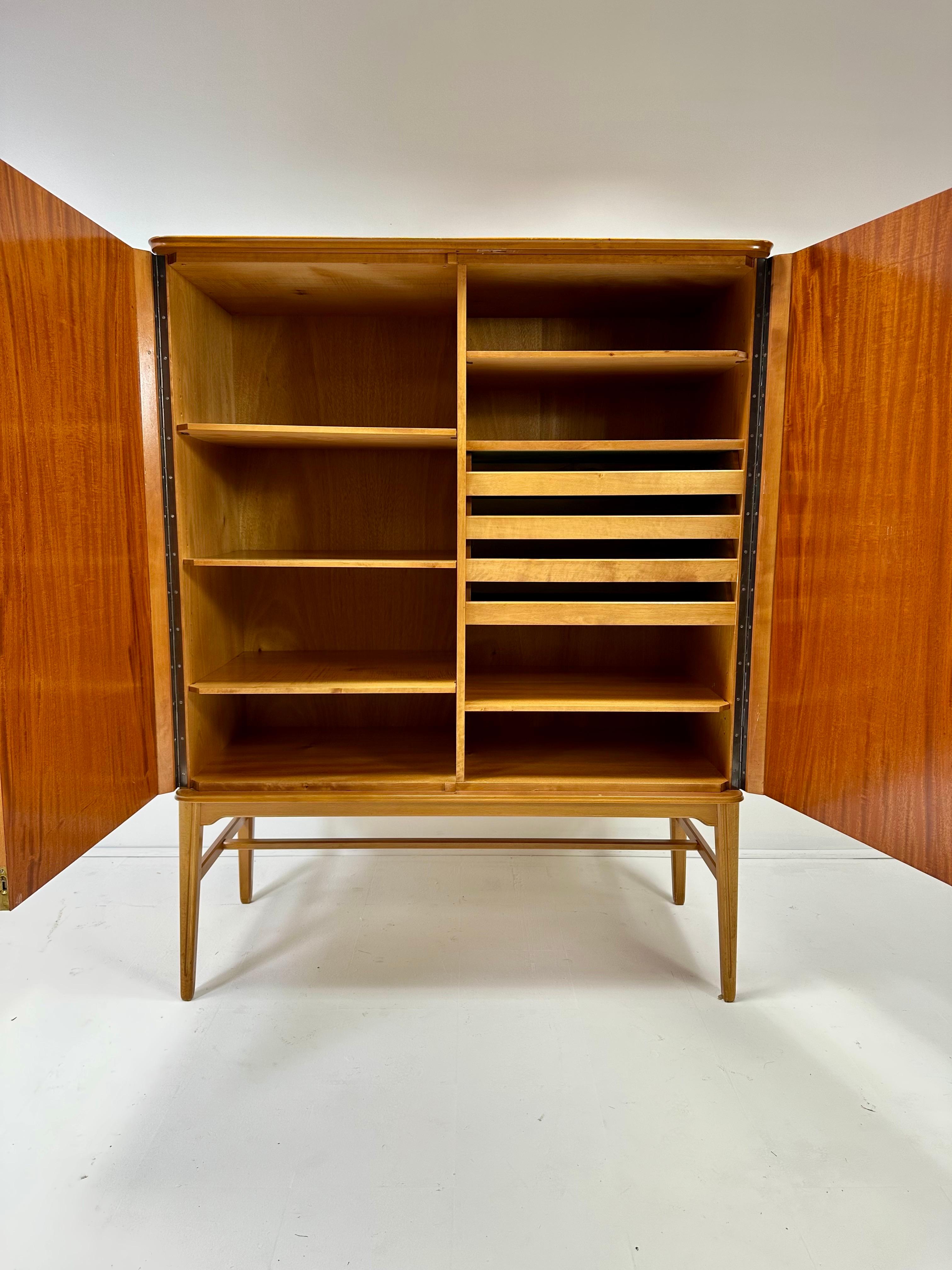 1940’s Swedish Cabinet by Erik Mattson In Good Condition For Sale In Turners Falls, MA