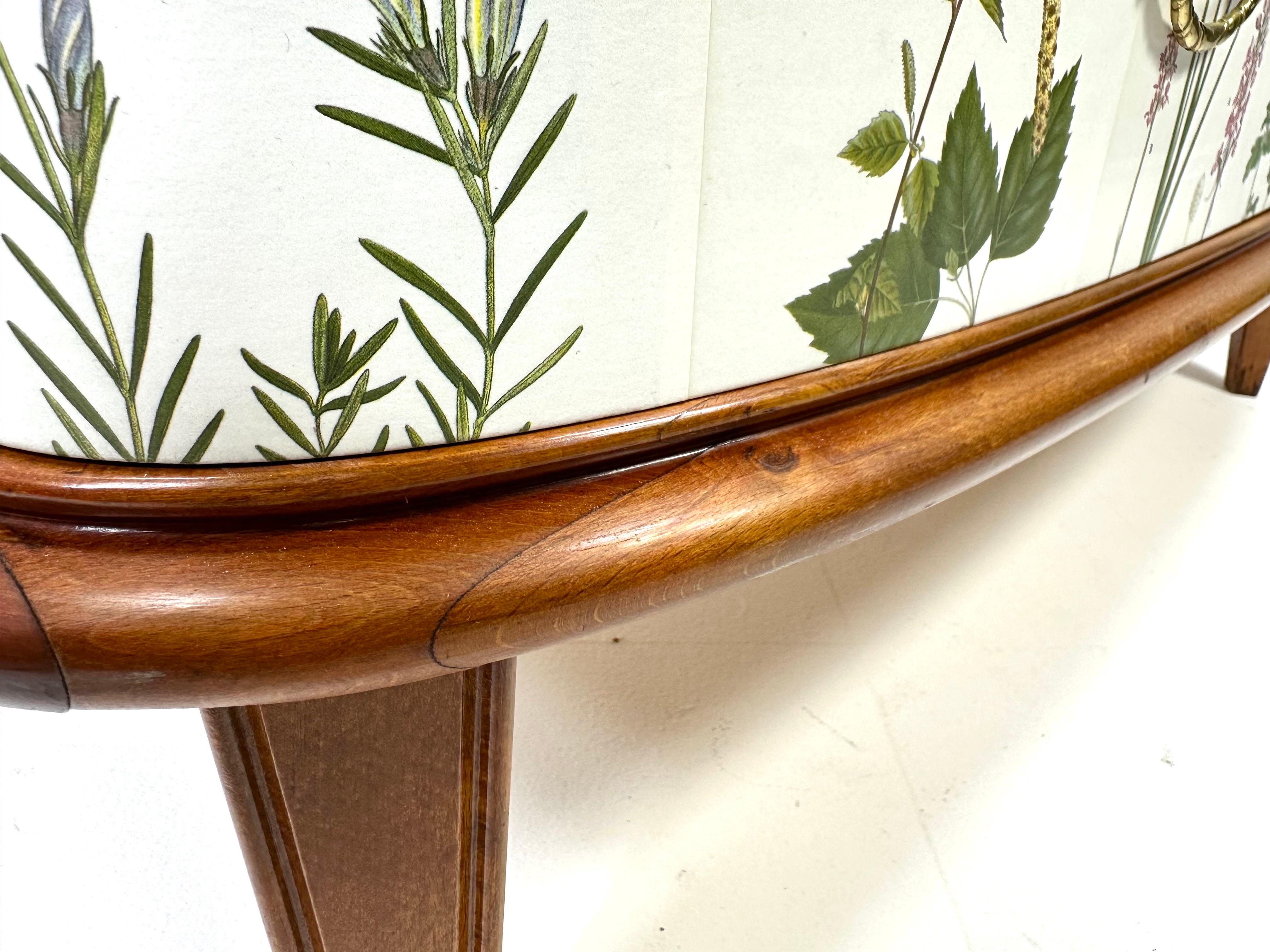 Mobile svedese degli anni '50 con illustrazioni di Nordens Flora in vendita 3