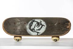 Robert Loughlin Painted Skateboard, 1990s