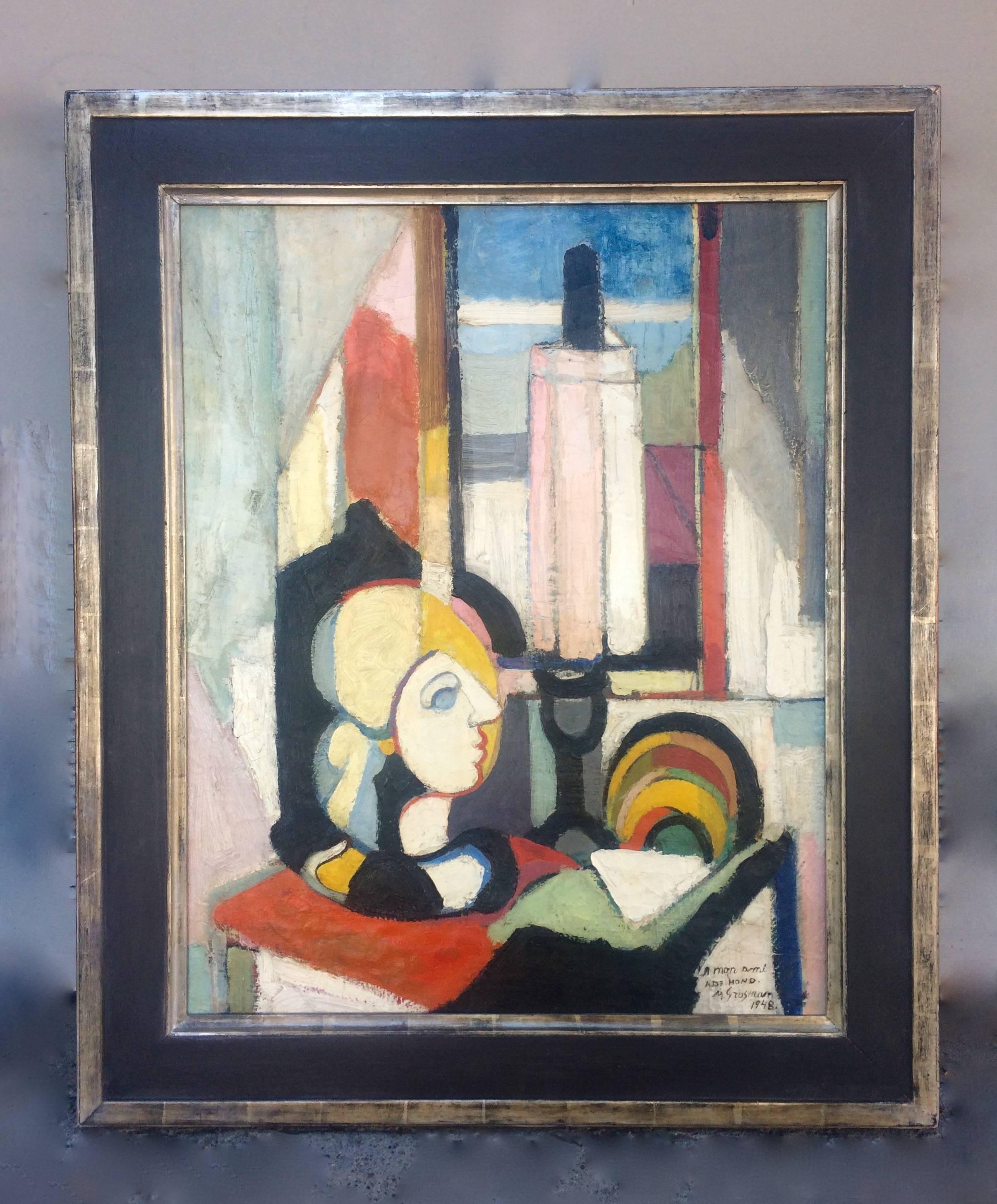 Maurice Grosmann, Modernist Still Life, circa 1948 For Sale 4