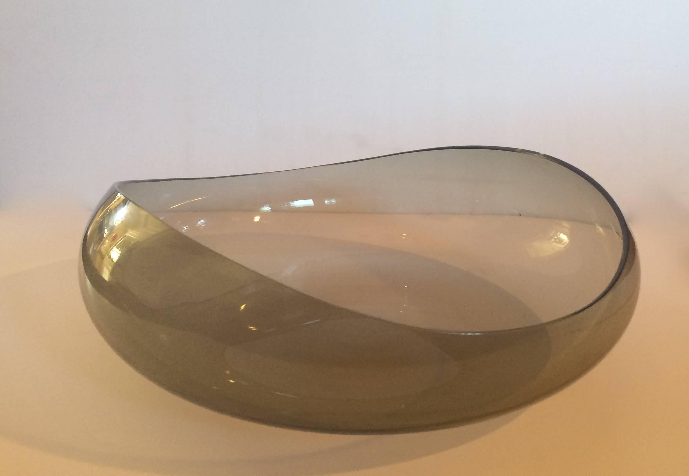 Mid-Century Modern Thin-Walled Glass Bowl by Wilhelm Wagenfeld