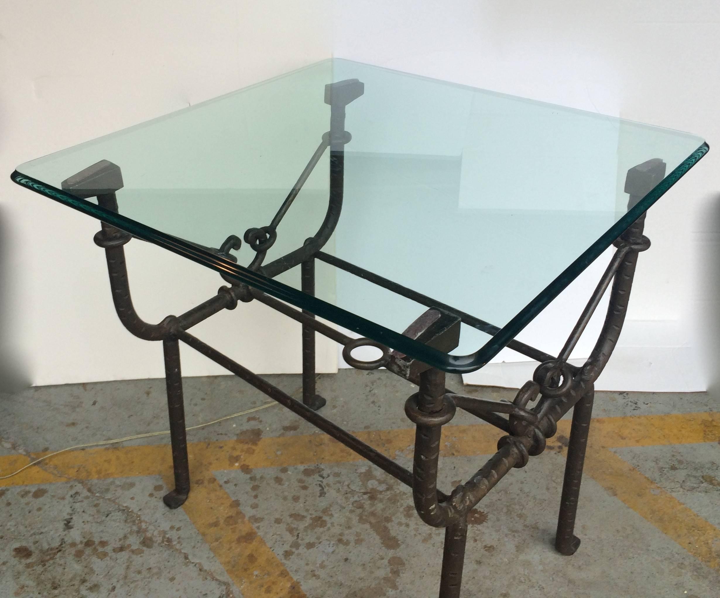 Cast Side Table After Diego Giacommetti For Sale