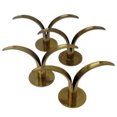 Swedish Modern Candlesticks by Ystad Metall