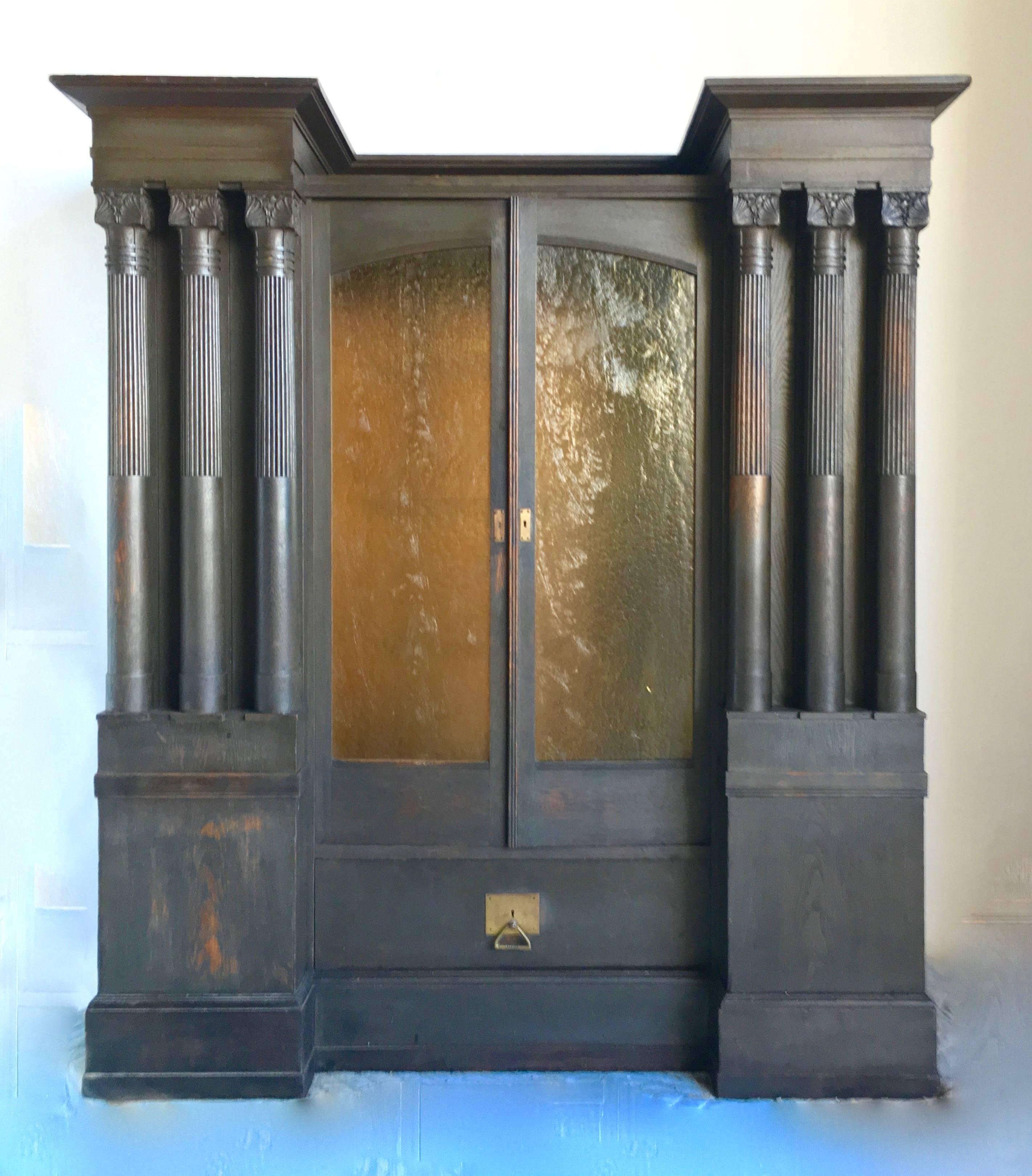 Jugendstil Library Cabinet In Good Condition For Sale In Treasure Island, CA