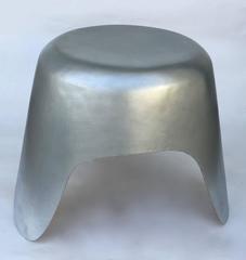 Mid-Century Fiberglass Stool in the Style of Sori Yanagi