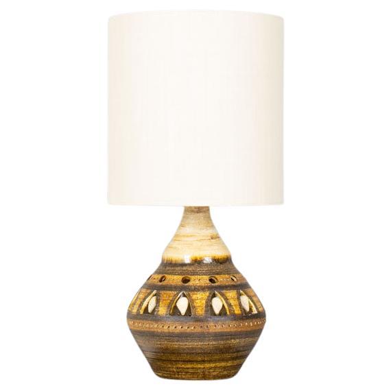 Georges Pelletier Ceramic Table Lamp, France, 1970s