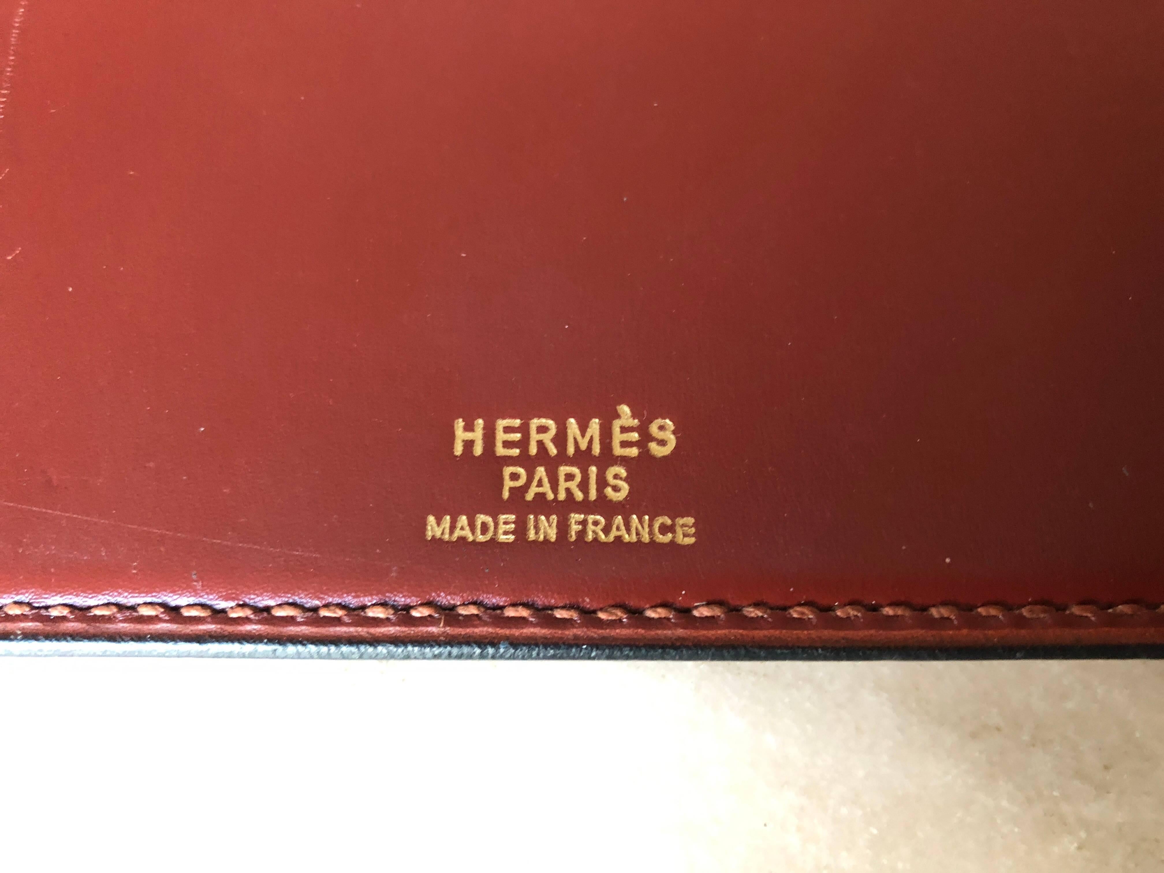 Vintage Hermes Schreibunterlage (Französisch) im Angebot