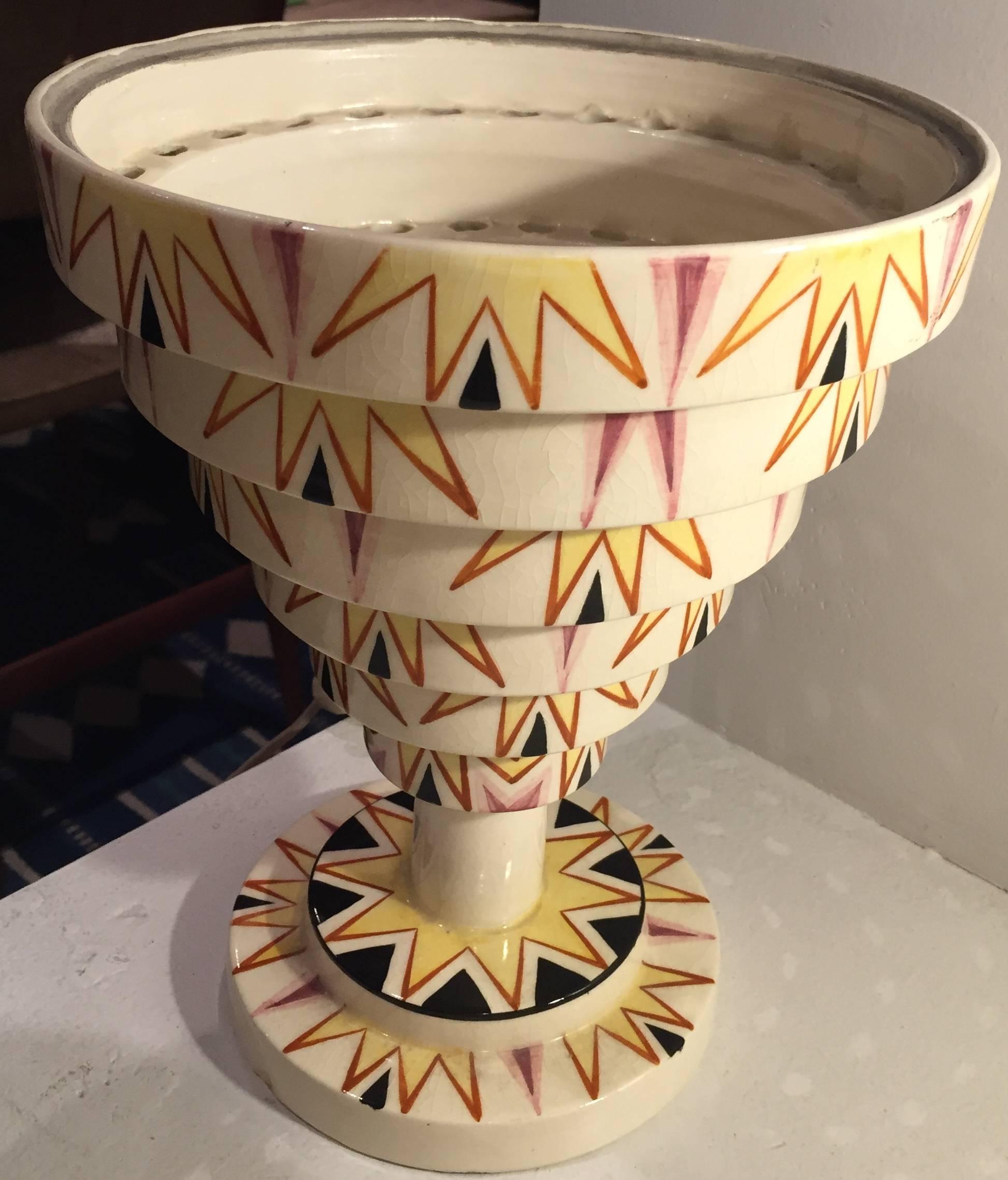 Vienna Secession Secessionist Table Lamp for Wiener Keramik