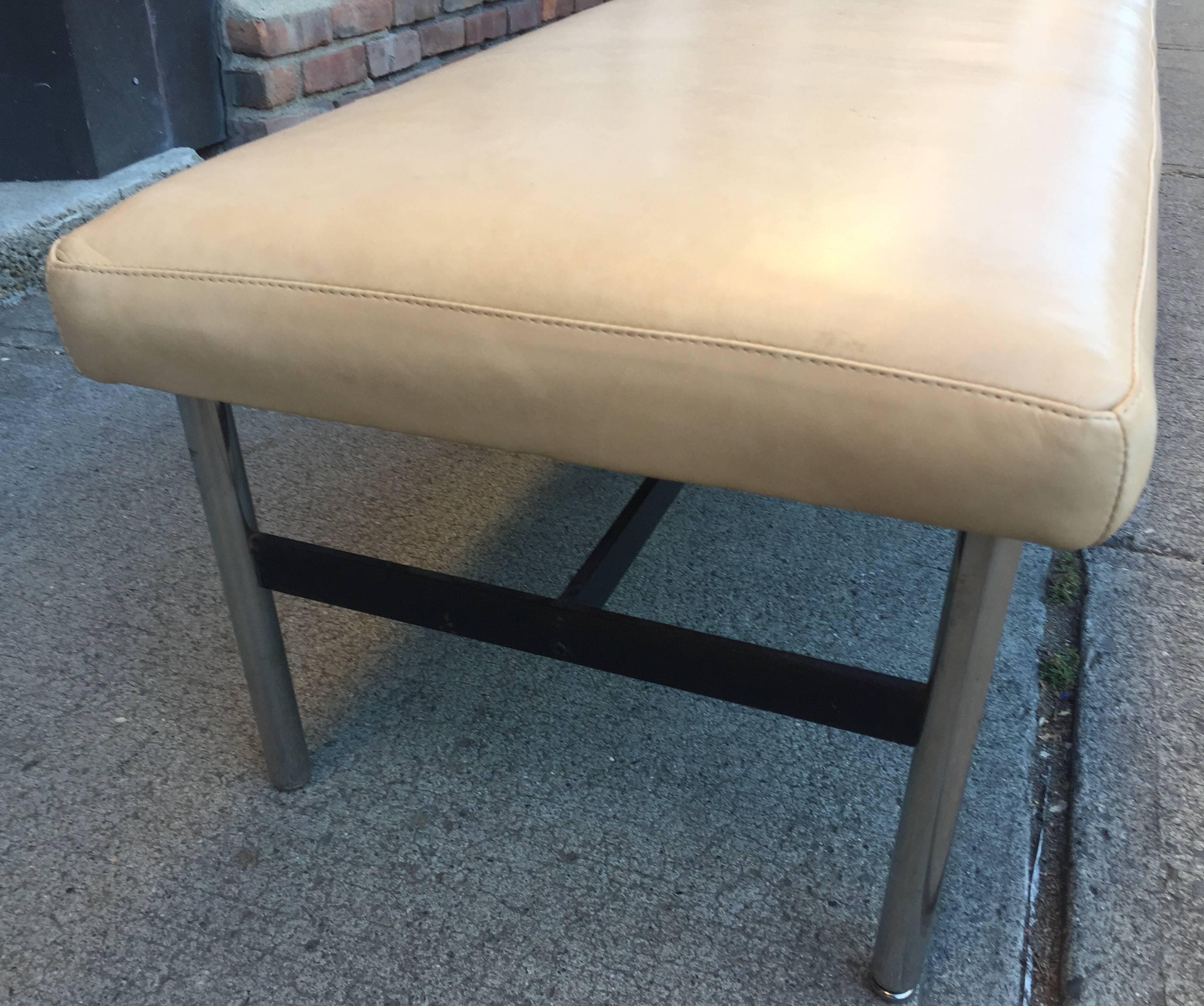 New York City Long Bench by Laverne International In Good Condition For Sale In Brooklyn, NY