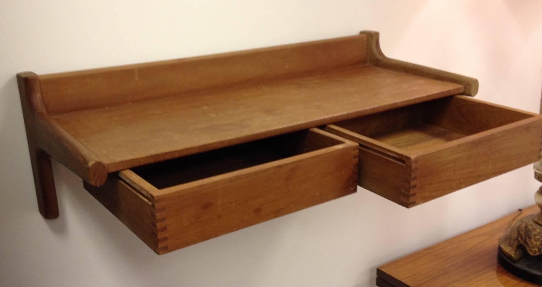 Borge Mogensen Wall-Hanging Console In Good Condition In Brooklyn, NY