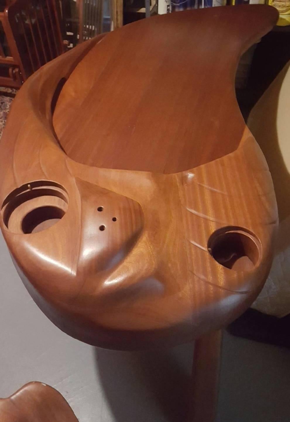 Amazing American Studio Sculpted Desk For Sale 1