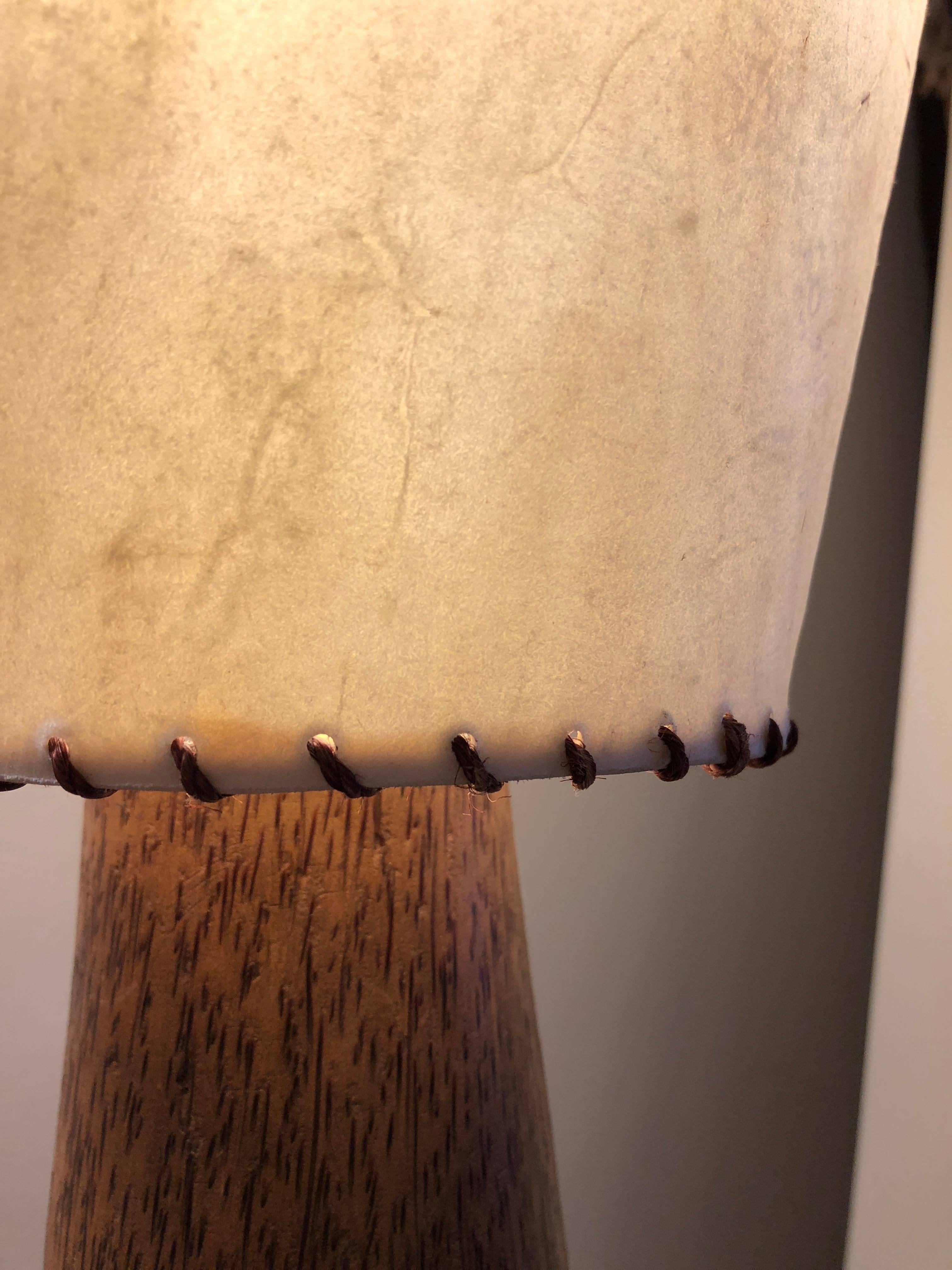 Brazilian Palmwood Floor Lamp