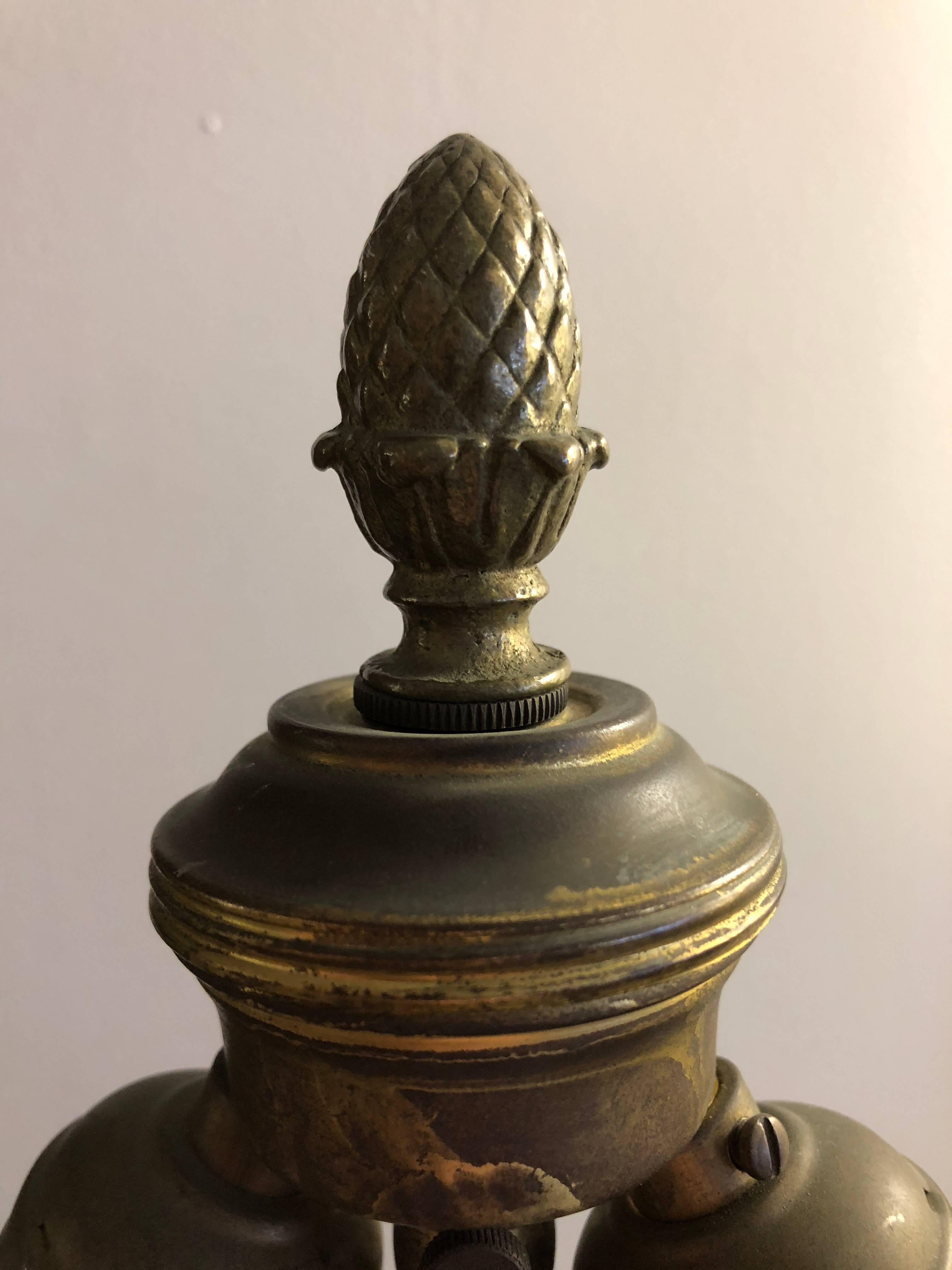 Mid-Century Modern 1960s French Fractal Resin Lamp