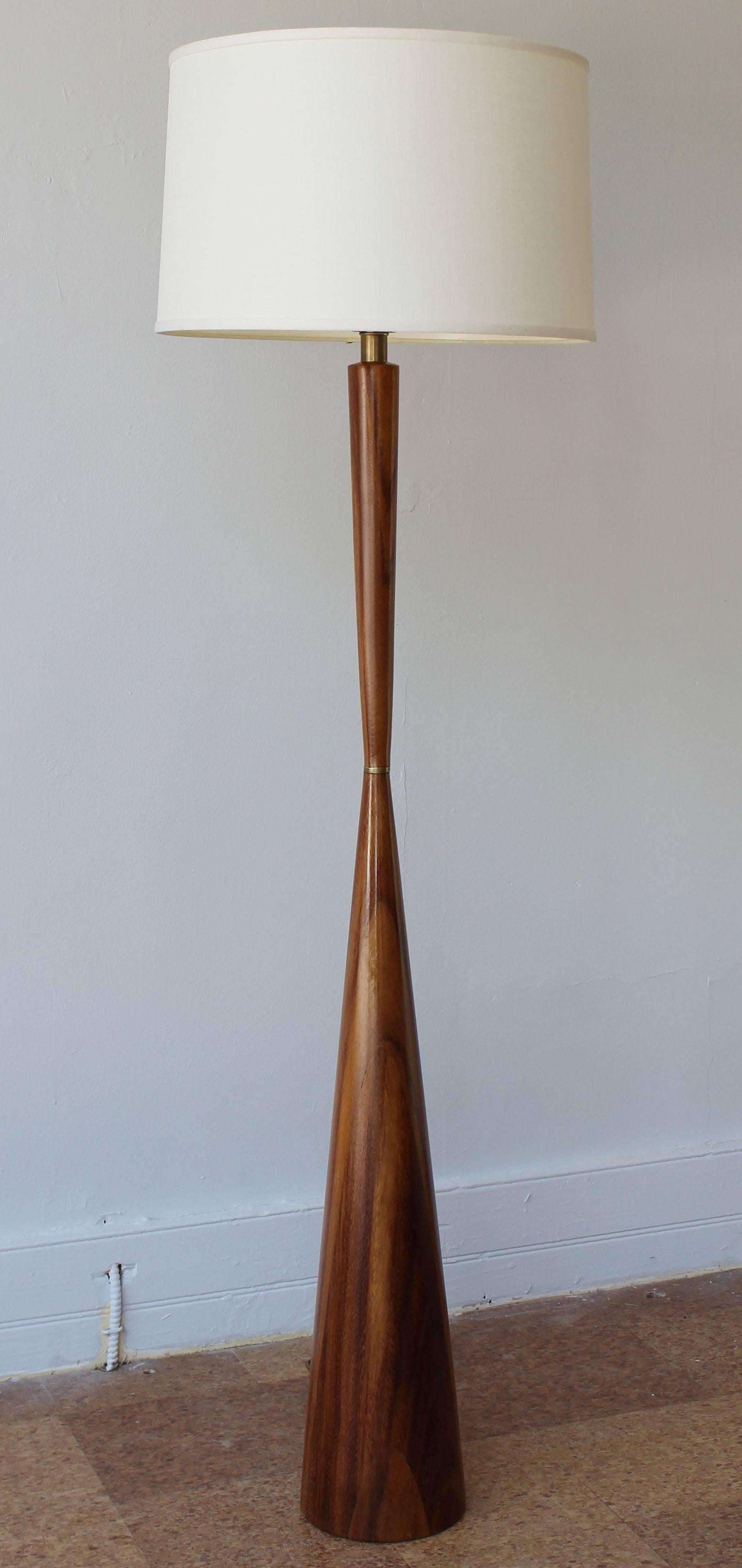 Mid-Century Modern Phillip Lloyd Powell Attribution Floor Lamp