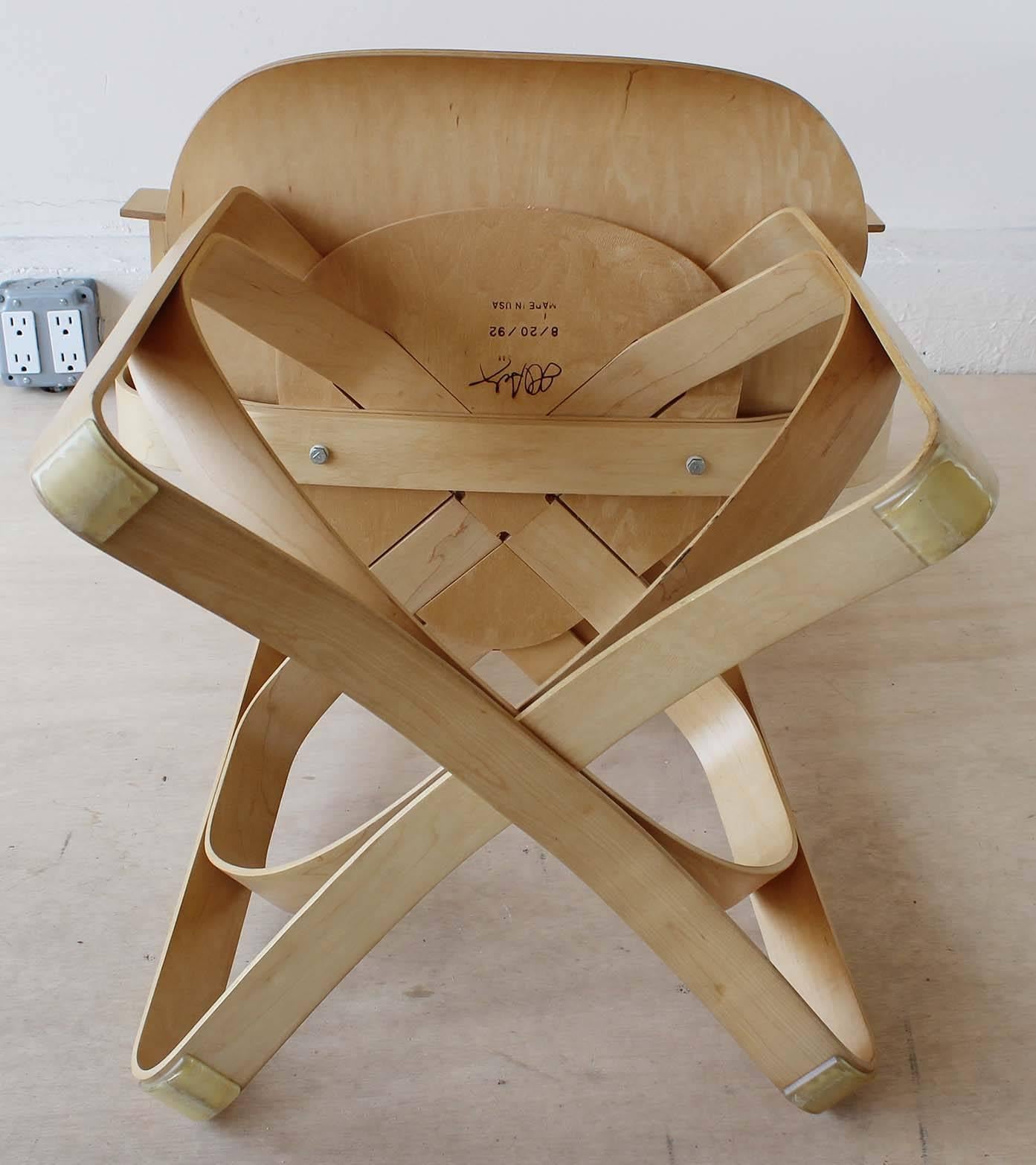 Late 20th Century Frank Gehry Hat Trick Chair
