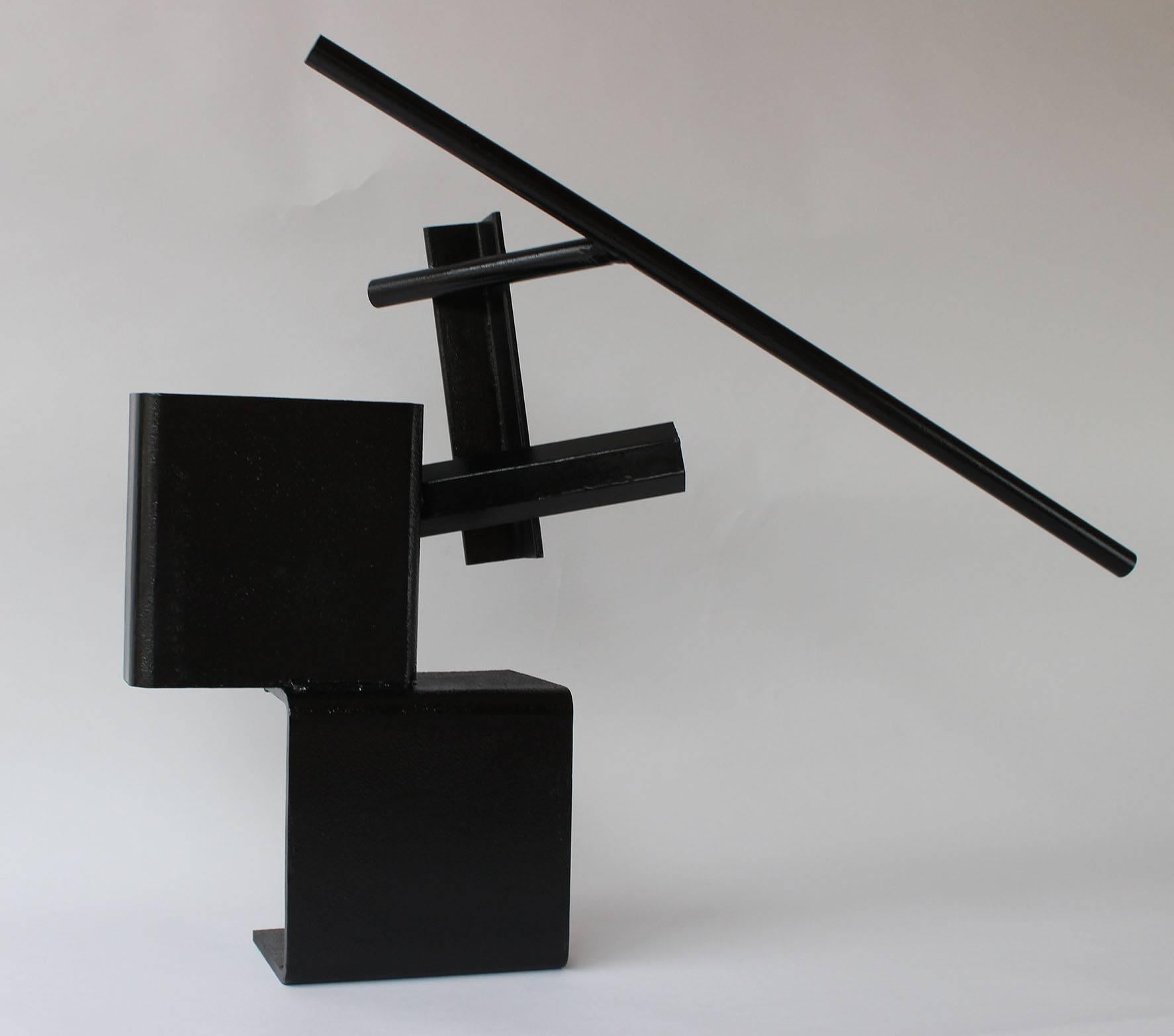 Minimal Steel Sculpture In Excellent Condition In Southampton, NY
