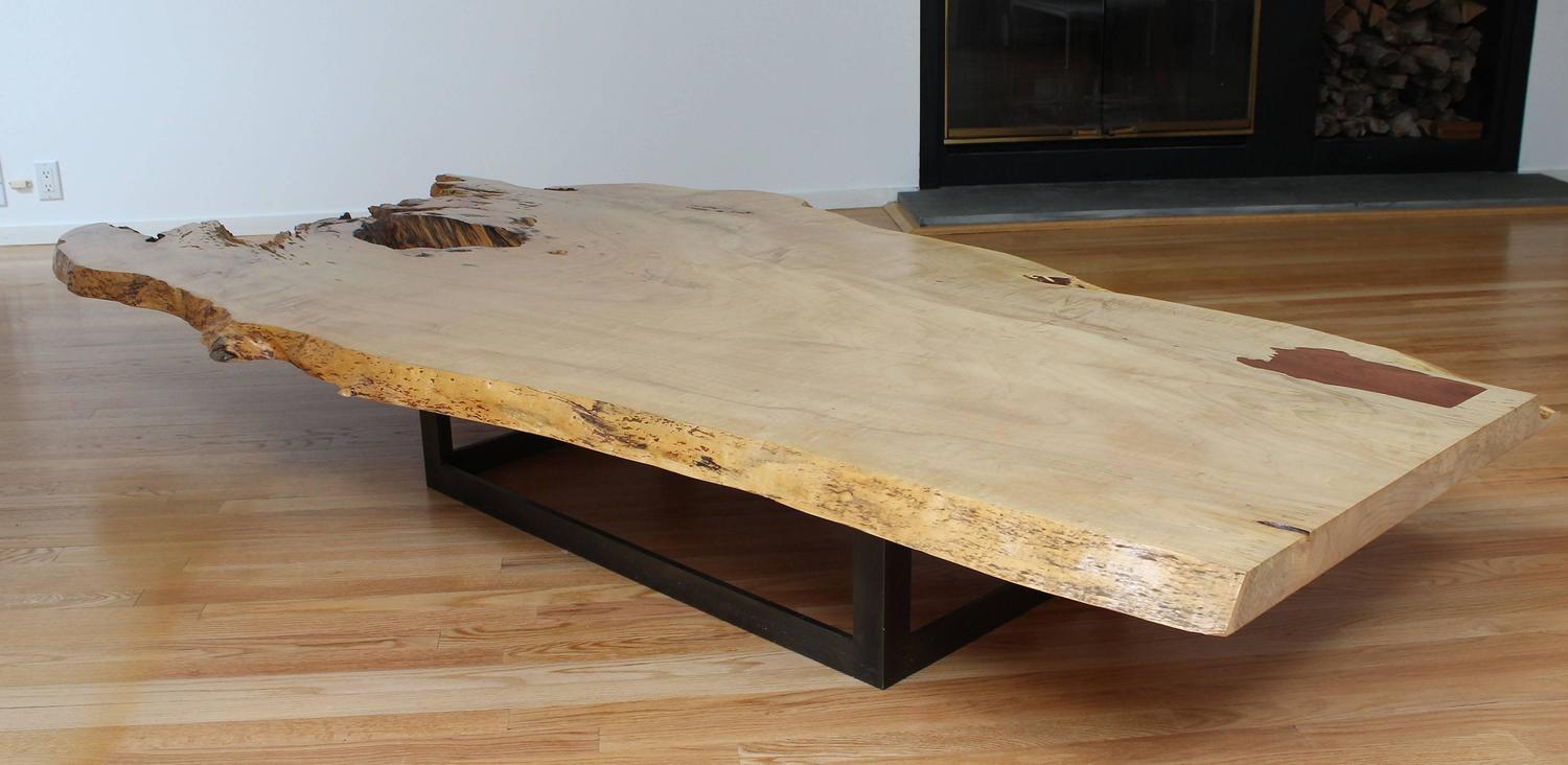 Spalted Maple Coffee Table For Sale at 1stdibs