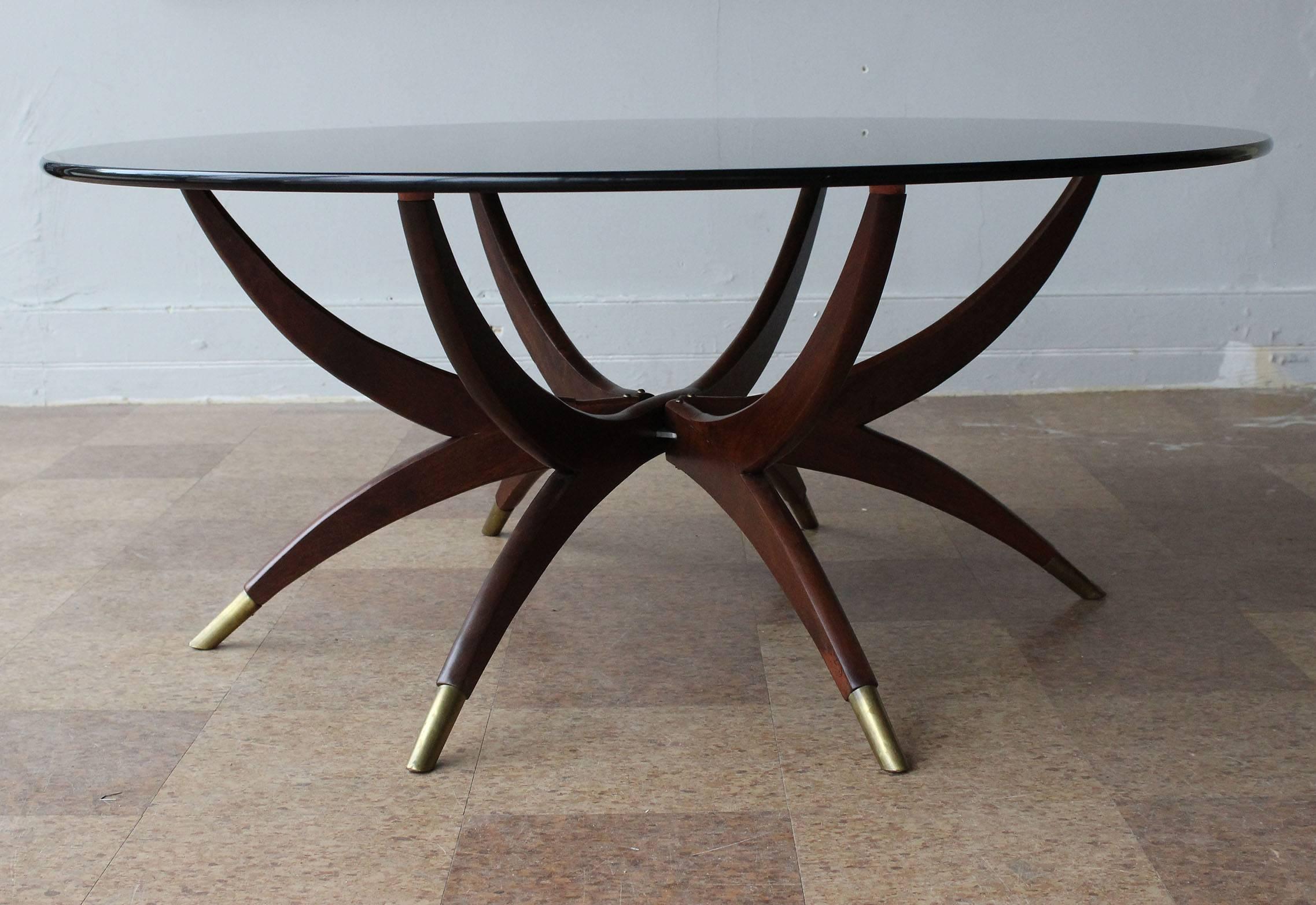 Mid-Century Modern Italian Spider Coffee Table 