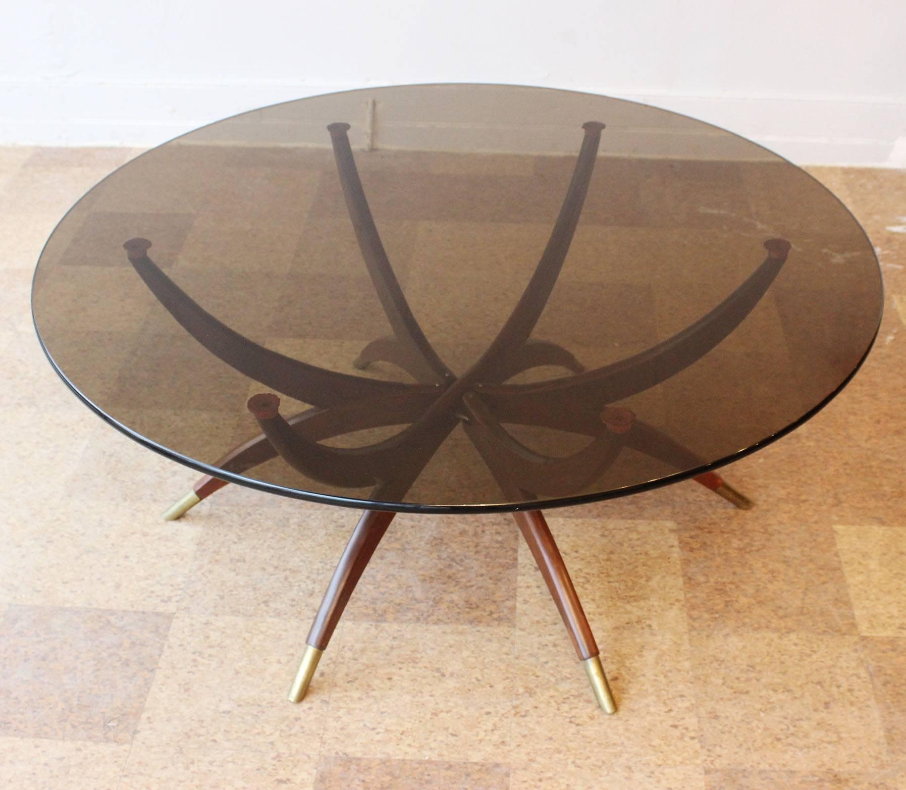 Italian Spider Coffee Table  In Good Condition In Southampton, NY