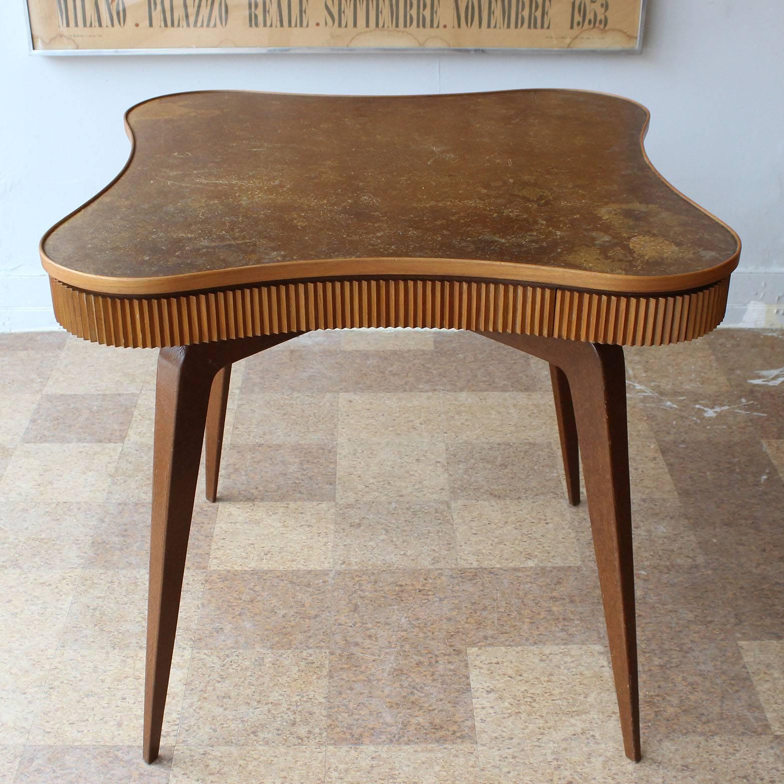 Mid-Century Modern Italian Game Table For Sale