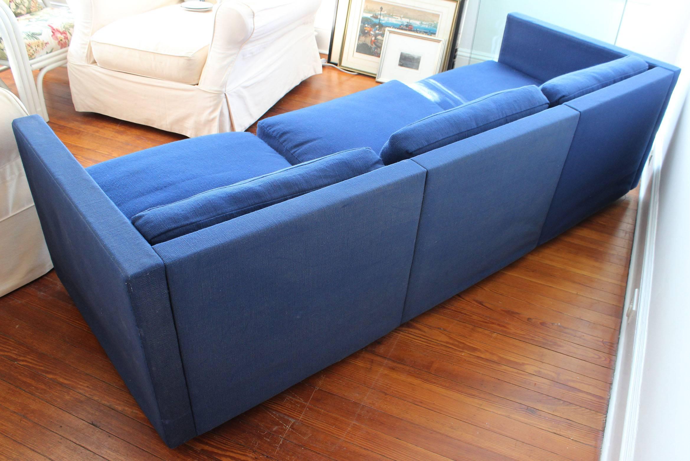 American Pair of Knoll Tuxedo Sofas