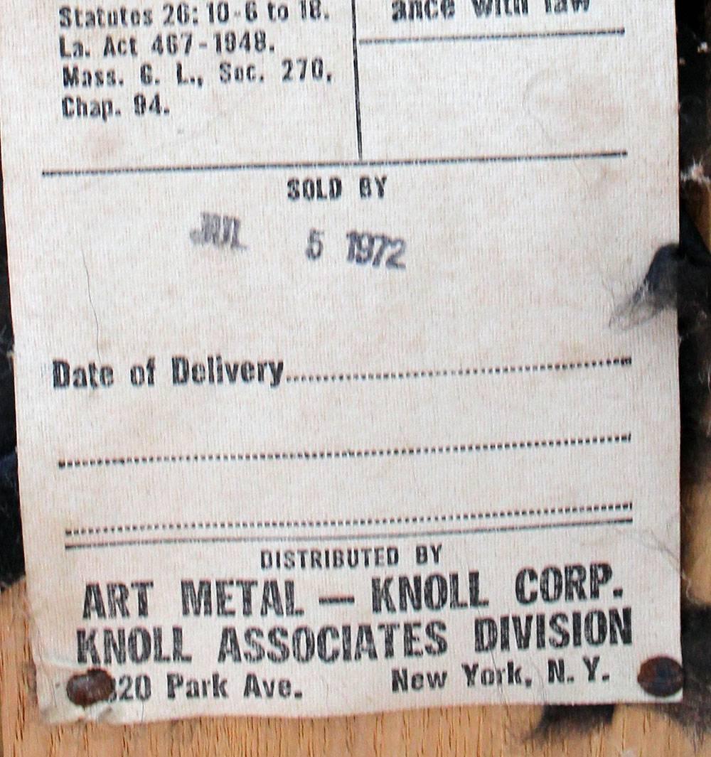 Late 20th Century Pair of Knoll Tuxedo Sofas